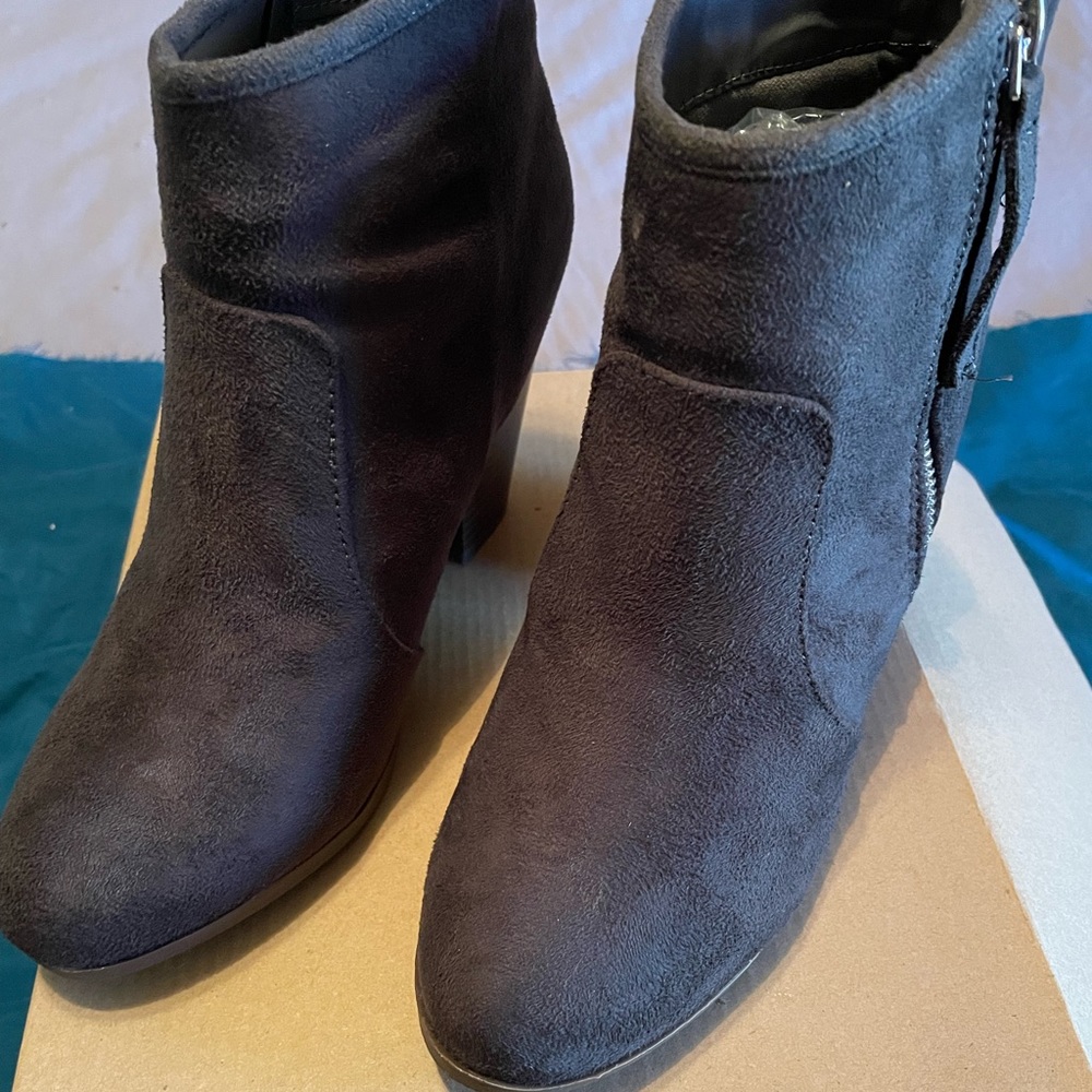 Suade booties Size 7